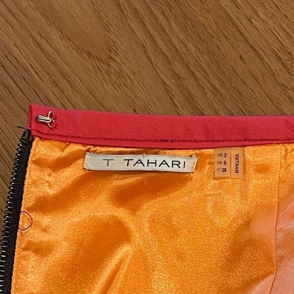 Tahari Color blocking snakeskin skirt - 2 - Picture 9 of 12